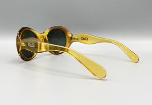 D&G Amber Oval 90s Sunglasses