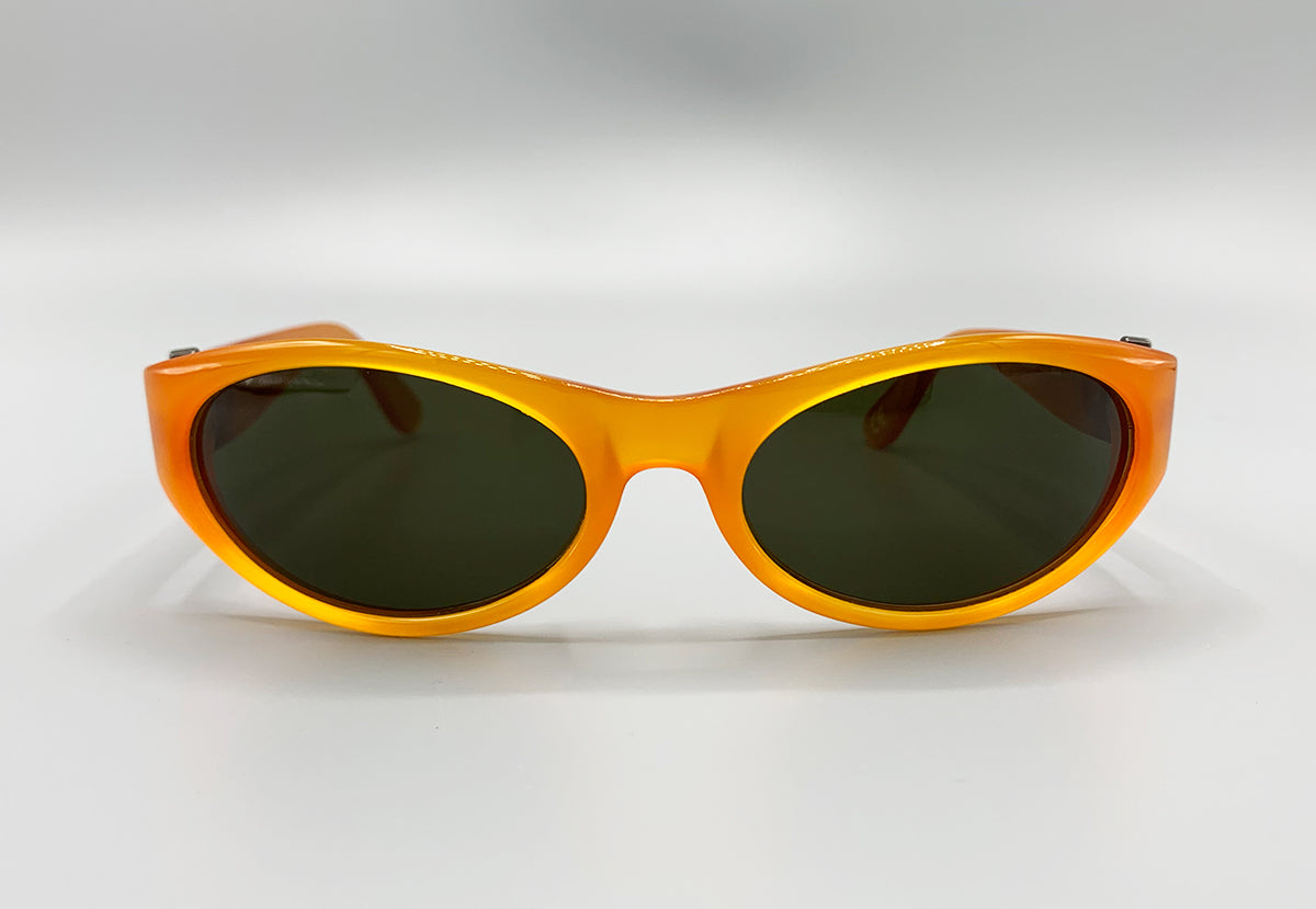 Gianni Versace 90s Oval Sunglasses