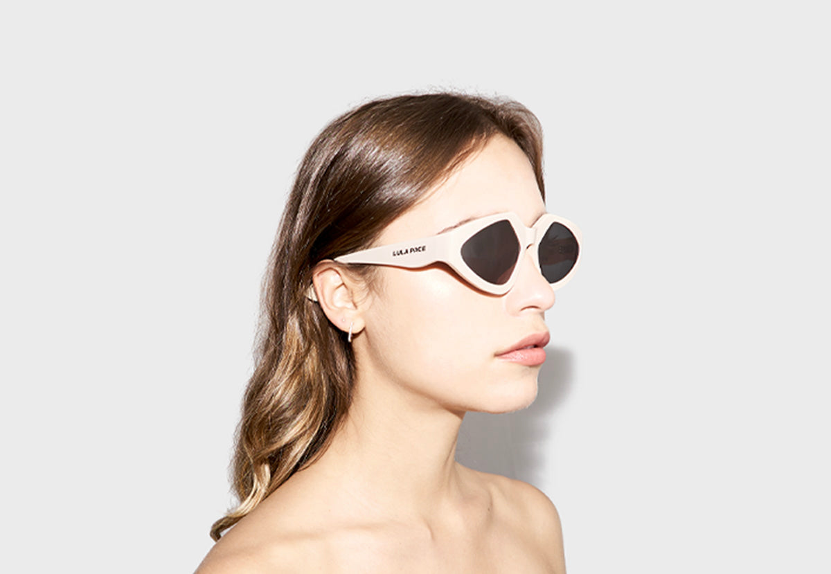 lula pace sunglasses for women in cream bone mazzucchellli acetate high quality premium luxury eyewear